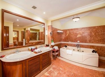 Bathroom at The Lalit Goa