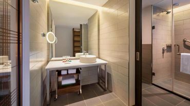 Rest rooms at Le Meridian Goa