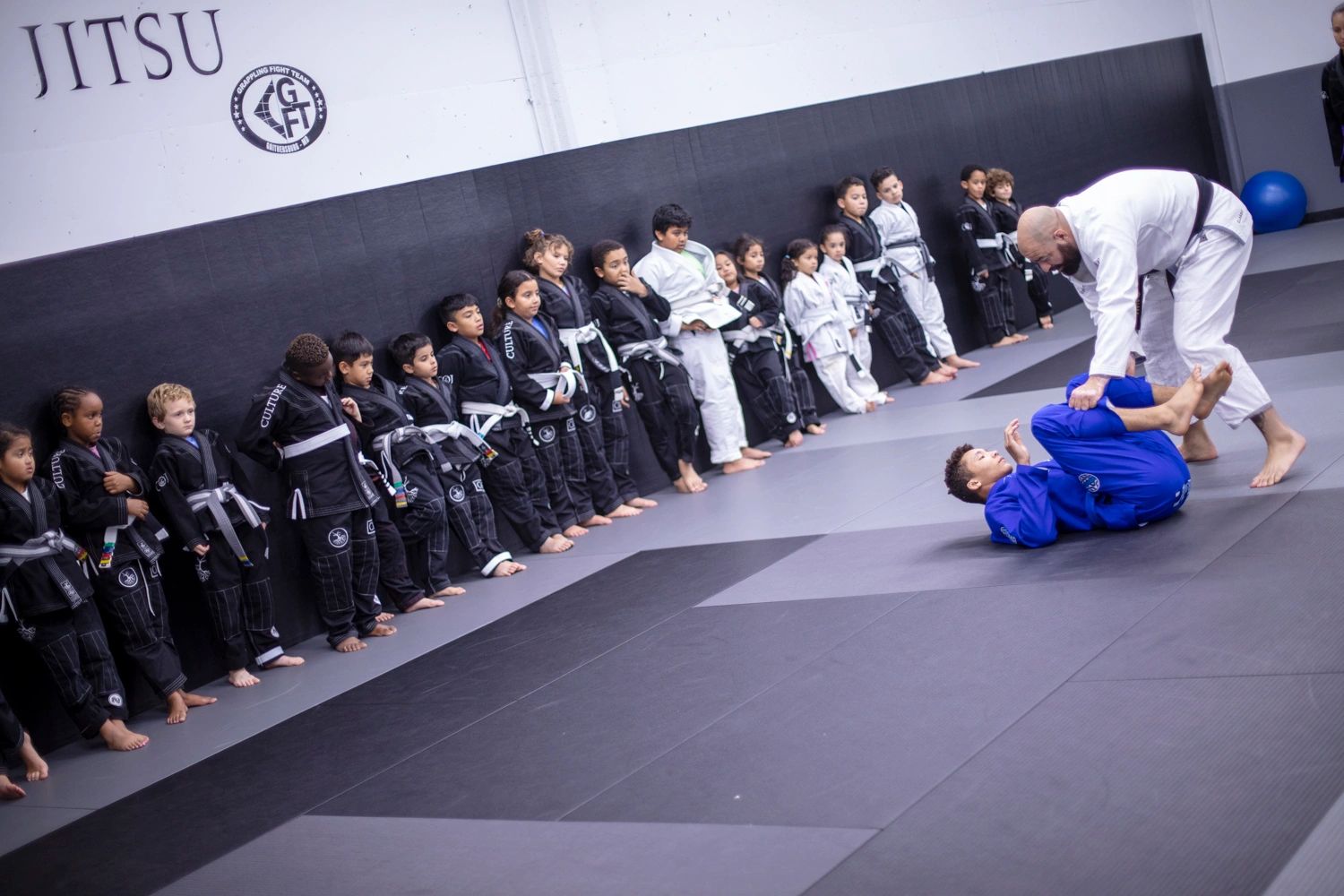 Kids BJJ class at Culture of Jiu Jitsu near Boyds, Montgomery County, MD