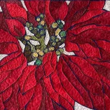 Mini Poinsettia Mosaic Quilt