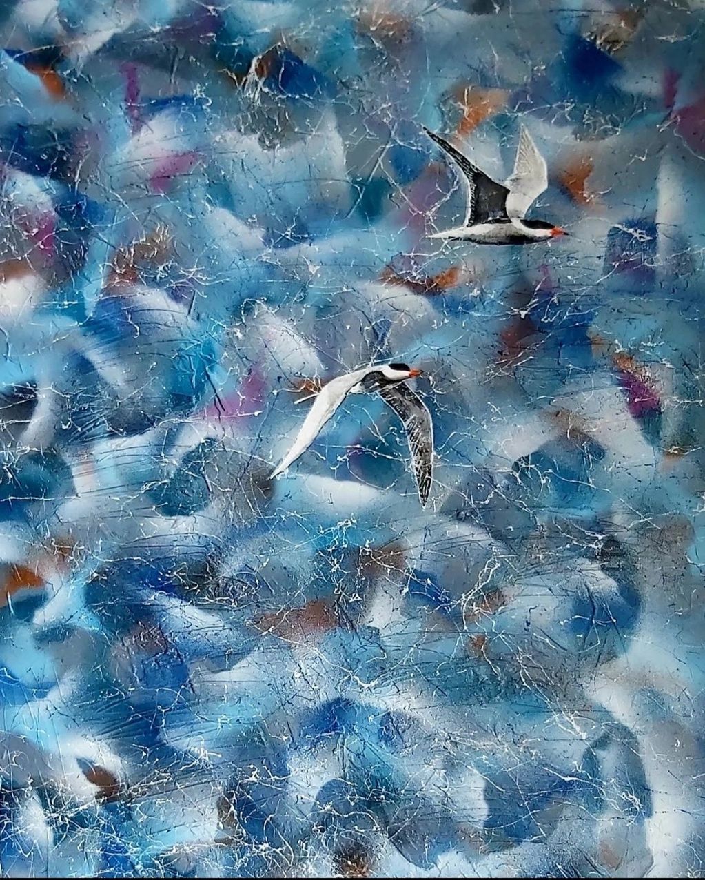 "Partners" 
acrylic on canvas
70x50cm