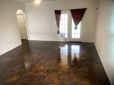 Metallic epoxy marble epoxy paint