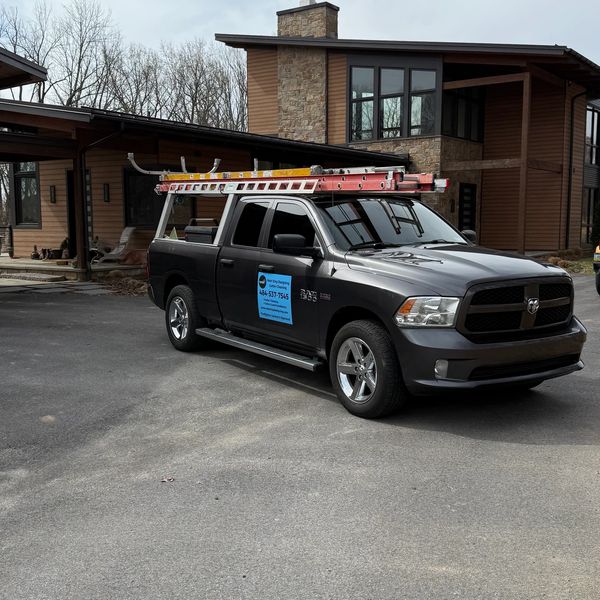 Our team on location for a West Chester, PA Gutter Cleaning