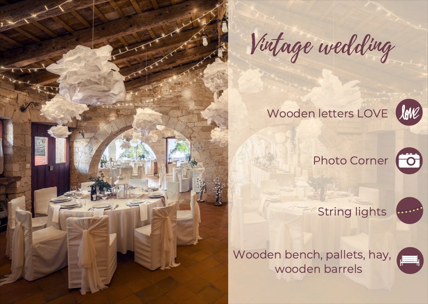 Bubbles love letters and lights
Weddings in Croatia
MATRIMONI IN CROAZIA 
Hochzeiten in Kroatien