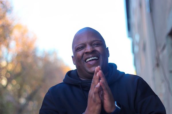 genuine smile from a DJ that works for Musicology