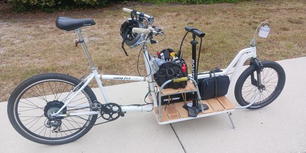 One of our mobile bike repair units.