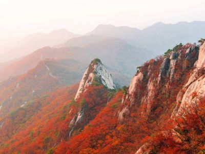 Seoraksan National Park in autumn