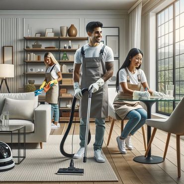 Intensive cleaning two people