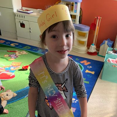 Celebrating their special day at daycare