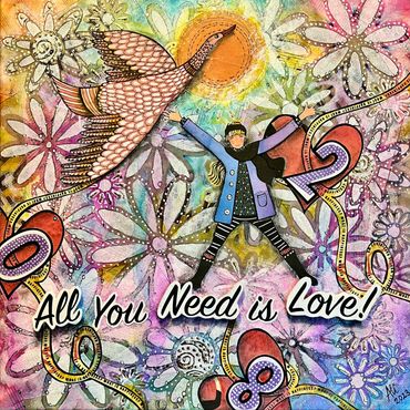 All You Need is Love!
Mixed Media, 12 x 12 inches
Alison Akin