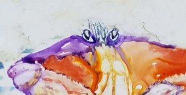 Washed Up, 2024
Watercolor on yupo, 5x10
Jean Batchelder