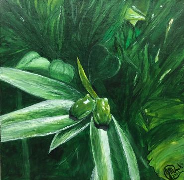 Tree Frogs
Acrylic, 12 x 12 inches
Joann Douk