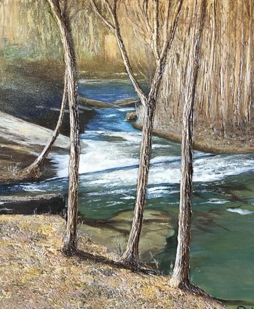 Winter into Spring
Acrylic, 22 x 26 inches
Joann Douk