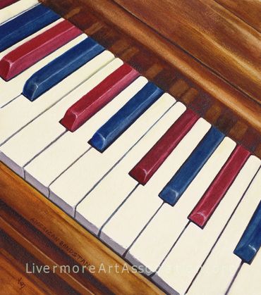 American Bandstand watercolor