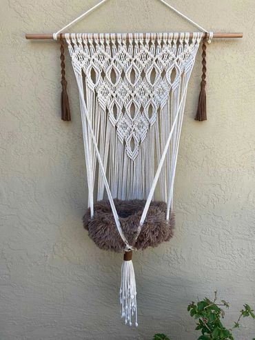 Cat Hammock, 2021
Fiber - Macramé, 48" x 24"
Parul Parekh