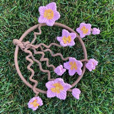 Cherry Blossom, 2021
Fiber - Macramé, 13" x 12"
Parul Parekh