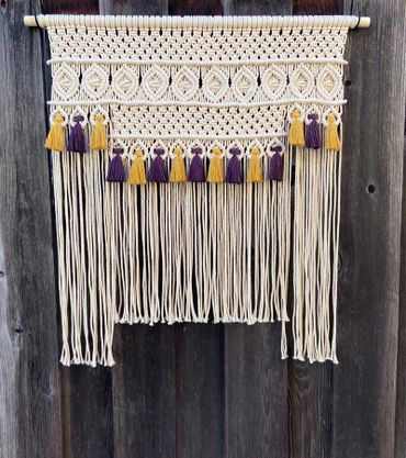 Wall Hanging, 2021
Fiber - Macramé, 36" x 36"
Parul Parekh