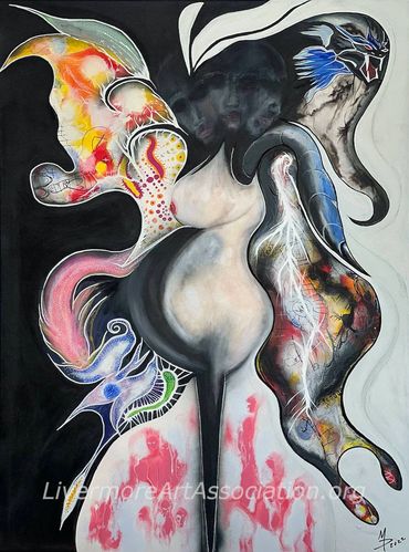 Mixed media artwork by Mike D'Amelio