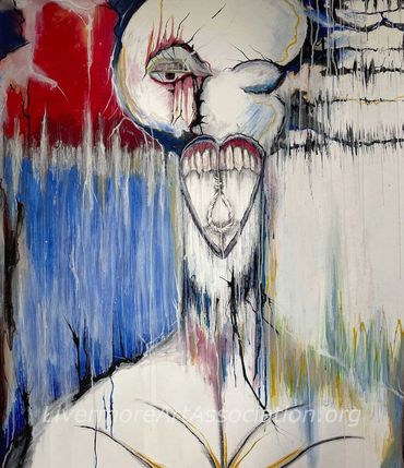 Mixed media artwork by Mike D'Amelio