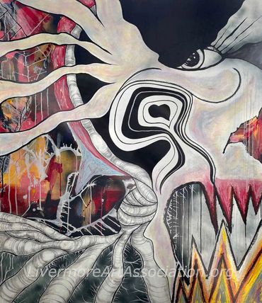 Mixed media artwork by Mike D'Amelio