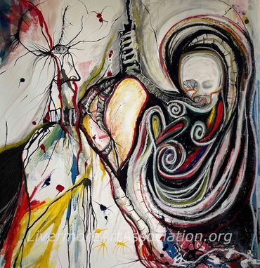 Mixed media artwork by Mike D'Amelio