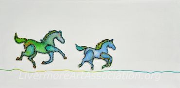 Mare and Colt by Christine Watters