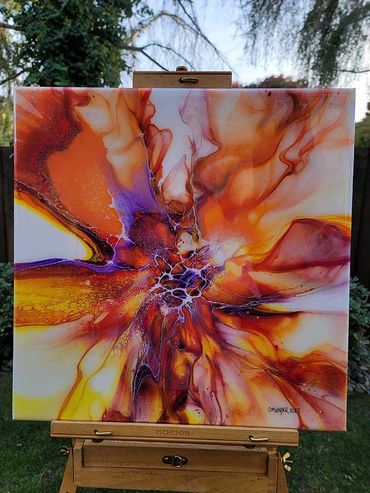 Get Some Fire In Your Life, 2023
Acrylic Paint on canvas, 20" x 20"
George M Winder