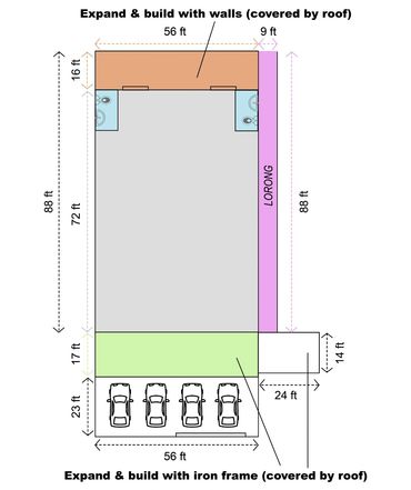 Images of a shope, warehouse and staff quarters at Jalan Bukit Kemuning, Shah Alam for rent.