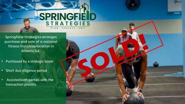 Recently sold fitness franchise in Atlanta, GA