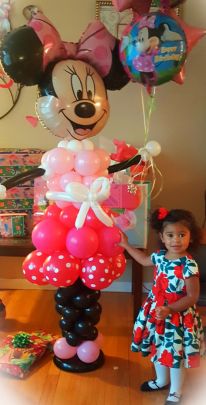 Balloon Minnie Mouse Yard Art