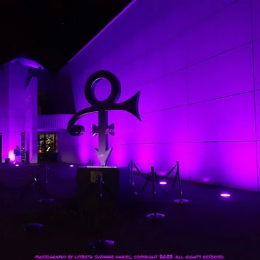 Love Symbol and Paisley Park in the night
