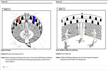 storyboard-design-panel-design-sketching-illustrations