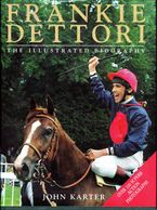 A book cover with a man riding a horse.