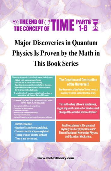 Flyer about the major discoveries in quantum physics by Dr. Russell Moon