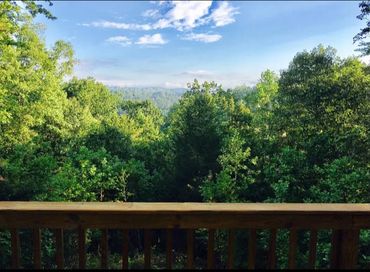 Mountain views at Retreat at Winters Mountain in Dahlonega, Georgia