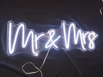 mr and mrs welcome sign