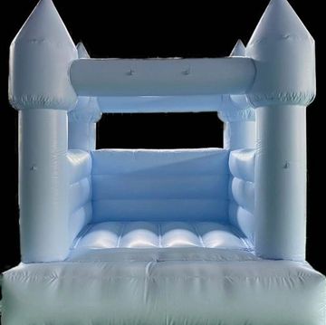 Mini blue Luxury modern bounce house  castle
