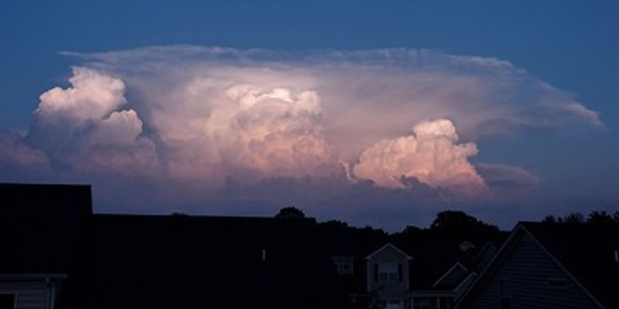 Storm cloud outside Nashville TN