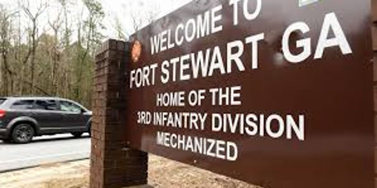 Sign of Ft Stewart GA