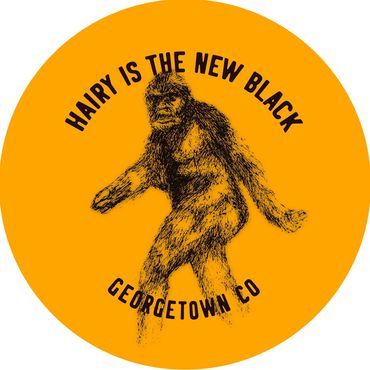 Sasquatch New Hairy round magnet