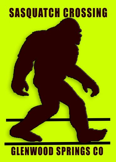 Sasquatch Crossing small magnet