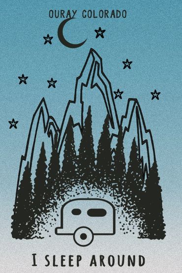 Sleep Around Mtns small magnet