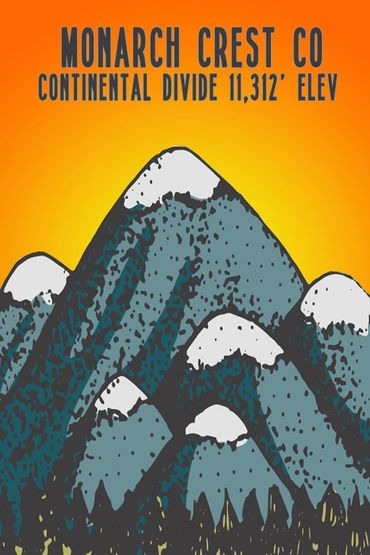 WC 6 Peaks Sunrise small magnet