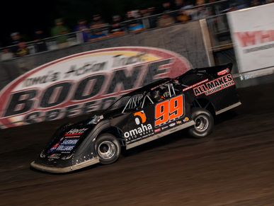 2025 IMCA Super Natonals, Late Model Champion, Jesse Sobbing, KRC, Kluhsman Racing