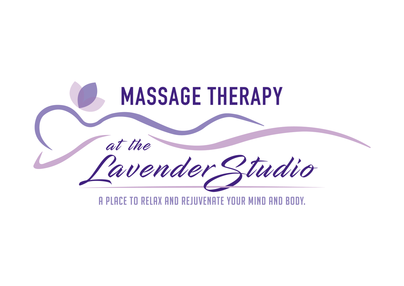 Business Logo for Massage Therapy at the Lavender Studio