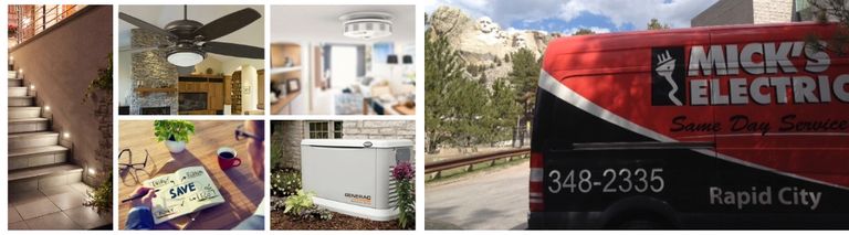 Micks Electric, Electrician, Rapid City, Lights, smoke detectors, generator, save money, ceiling fan