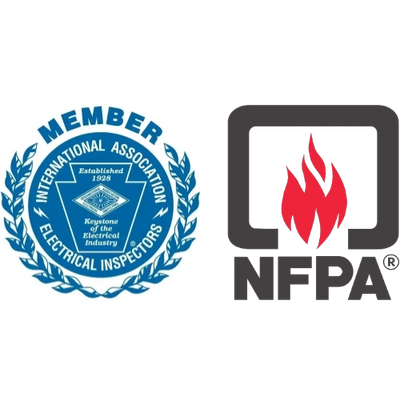 Member and NFPA logo in white background