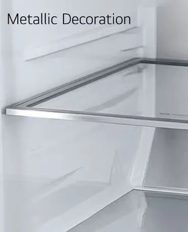 LG Metallic Decoration Premium Refrigerator Interior Design Malaysia