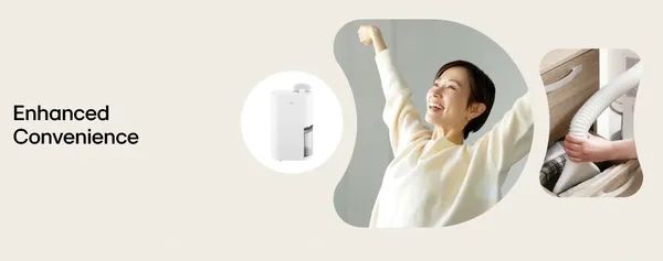 LG PuriCare 16L Dual Inverter Dehumidifier enhanced convenience for home Malaysia