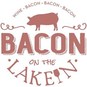 Bacon on the Lakein wine trail event logo